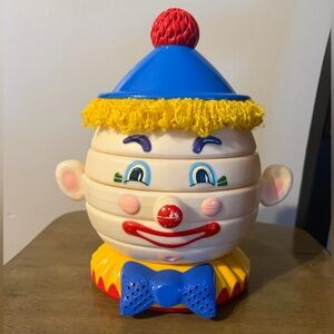 Texas Instruments Stacking Clown Toy - vintage